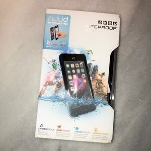 BLACK LIFEPROOF IPHONE 6 PLUS CASE